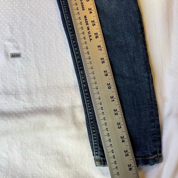 Jeans By Buffalo Women Skinny Jeans size 29 (8) Blue Mid Rise Stretch Boot Cut - Picture 3 of 12